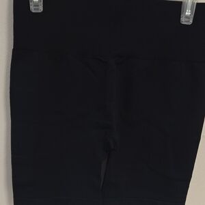 Women's Black High-Waisted Shorts
